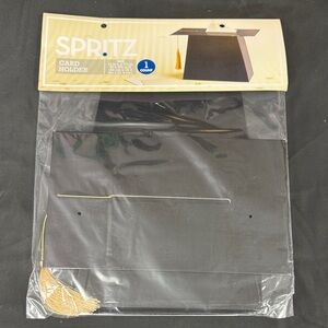 Spritz Black Graduation Card Holder Grad Cap Design perfect for DIY 13” x 7 5/8”
